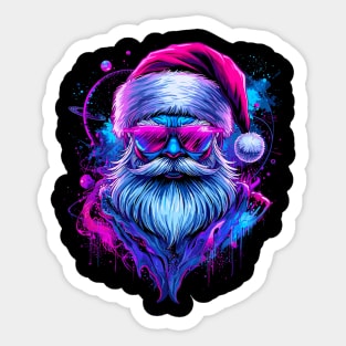 Cyberpunk-Santa-Claus Sticker